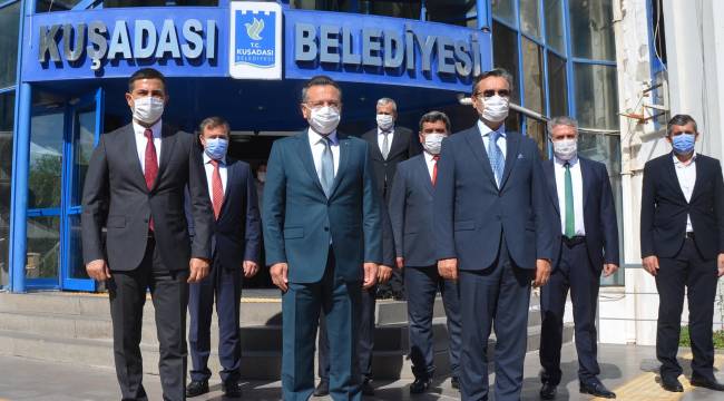 AYDIN VALİSİ HÜSEYİN AKSOY’DAN KUŞADASI ZİYARETİ
