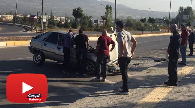 Baba ile oğlunu kaza ayırdı