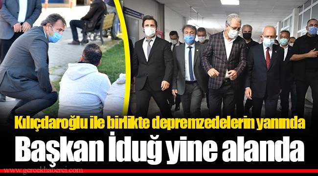 Başkan İduğ yine alanda