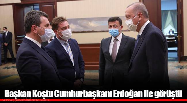Başkan Koştu Cumhurbaşkanı Erdoğan ile görüştü