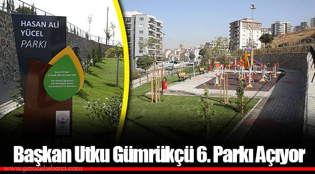 Başkan Utku Gümrükçü 6. Parkı Açıyor