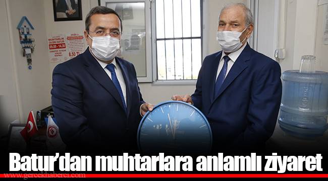 Batur’dan muhtarlara anlamlı ziyaret