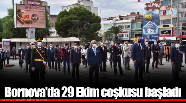 Bornova'da 29 Ekim coşkusu başladı