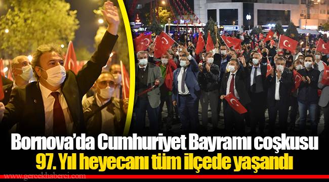 Bornova’da Cumhuriyet Bayramı coşkusu