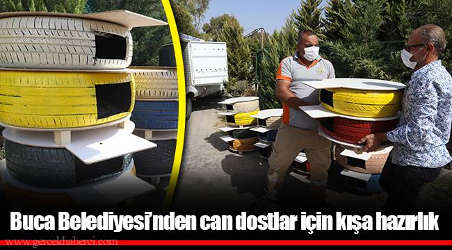 Buca Belediyesi’nden can dostlar için kışa hazırlık  