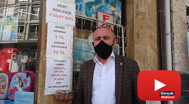 Burada adres soran şaşırıyor, derdini anlatan 50 lira ödüyor