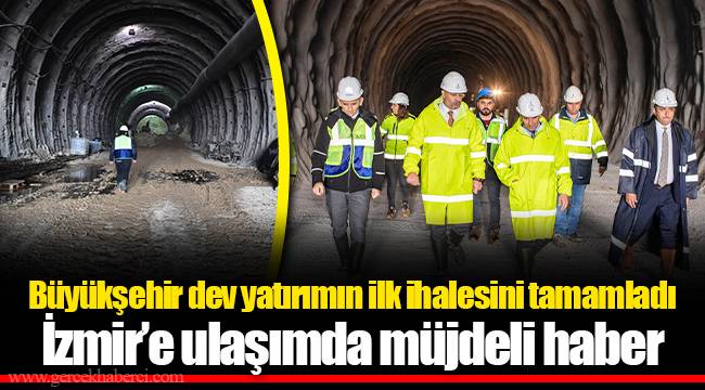 Büyükşehir dev yatırımın ilk ihalesini tamamladı
