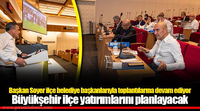 Büyükşehir ilçe yatırımlarını planlayacak