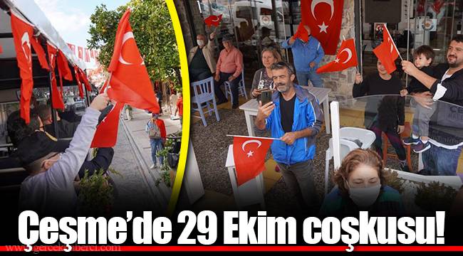 Çeşme’de 29 Ekim coşkusu!    