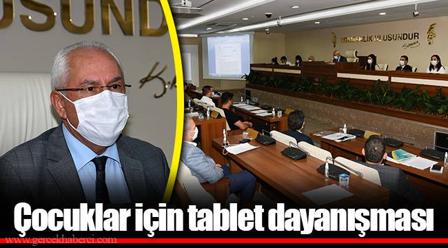 Çocuklar için tablet dayanışması