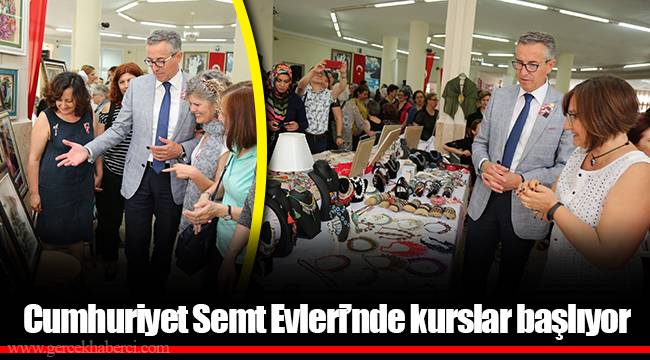 Cumhuriyet Semt Evleri’nde kurslar başlıyor