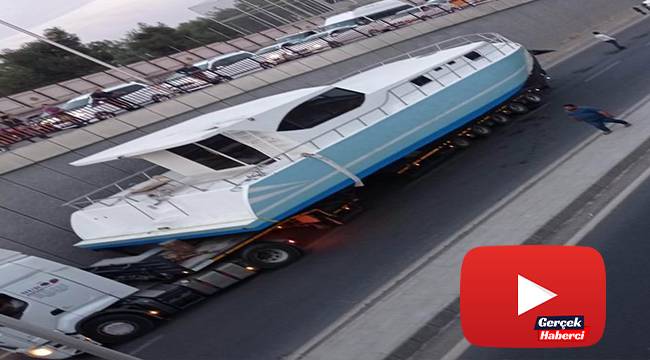 Denizi olmayan Diyarbakır’da tekne mahsur kaldı