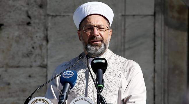 Diyanet Başkanı Erbaş'tan tarikatlar için medyaya uyarı: Töhmet altında bırakmayın