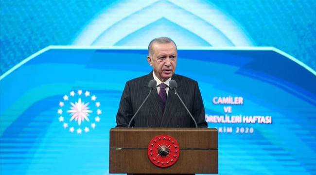 Erdoğan'dan Macron'a tepki: Sen kimsin ki 'İslam'ın yapılandırılması' diye bir ifadeyi ağzına alıyorsun?