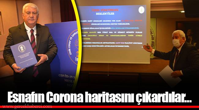 Esnafın Corona haritasını çıkardılar…
