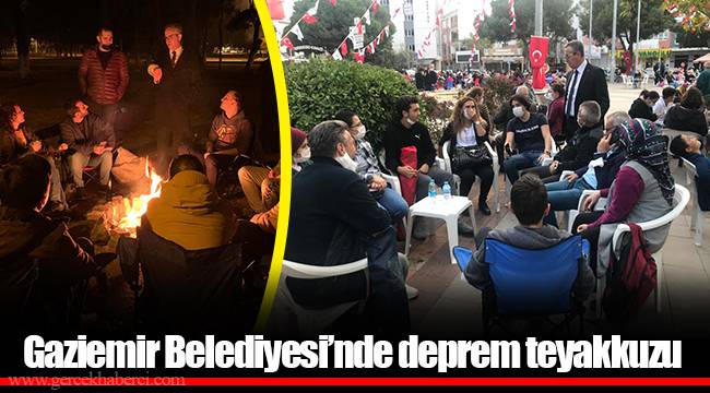 Gaziemir Belediyesi’nde deprem teyakkuzu