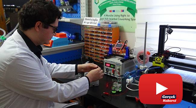Genç girişimciler, kendi imkanlarıyla solunum cihazı yaptı