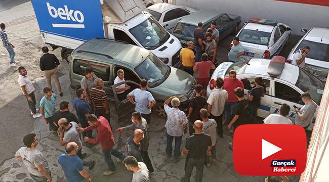 Hafif ticari araç tamirciye girdi