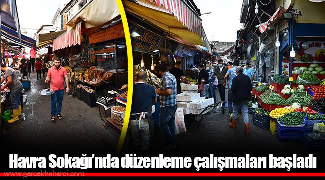 Havra Sokağı’nda düzenleme çalışmaları başladı