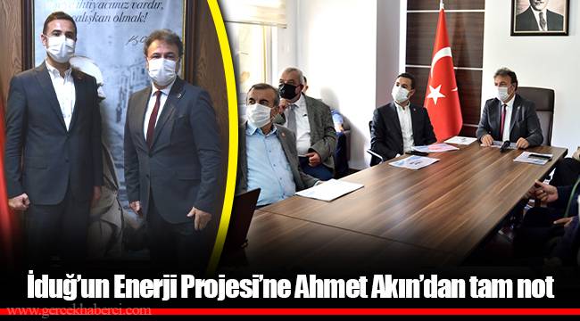 İduğ’un Enerji Projesi’ne Ahmet Akın’dan tam not
