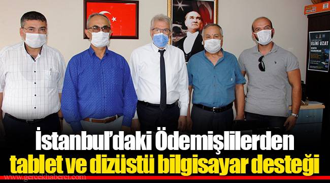 İstanbul’daki Ödemişlilerden tablet ve dizüstü bilgisayar desteği 