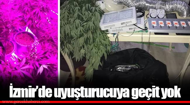 İzmir’de uyuşturucuya geçit yok