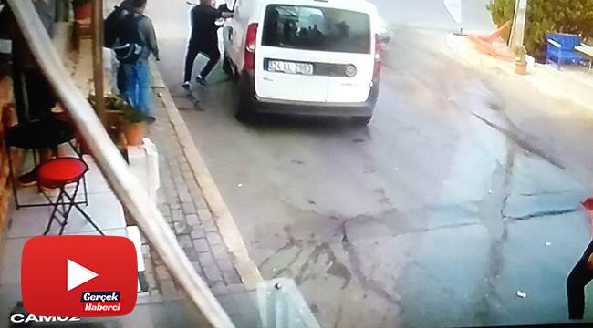 İzmir’deki kahramanlık anları güvenlik kamerasında