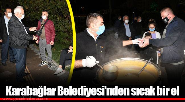 Karabağlar Belediyesi'nden sıcak bir el