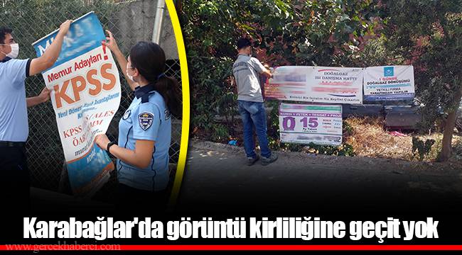 Karabağlar'da görüntü kirliliğine geçit yok