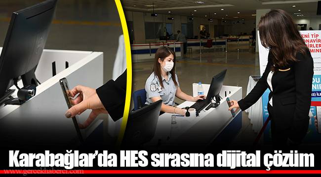 Karabağlar'da HES sırasına dijital çözüm