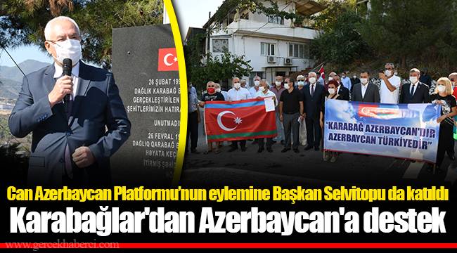 Karabağlar'dan Azerbaycan'a destek