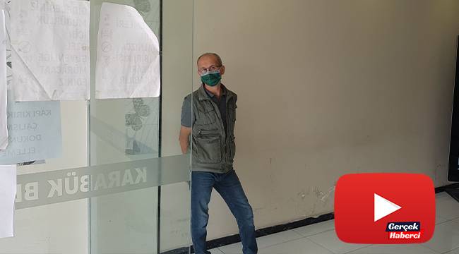Karantinasının bittiğini sanıp su parası ödemeye geldi