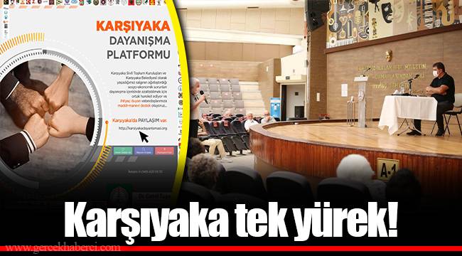 Karşıyaka tek yürek!