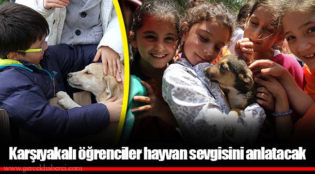 Karşıyakalı öğrenciler hayvan sevgisini anlatacak