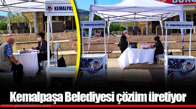 Kemalpaşa Belediyesi çözüm üretiyor