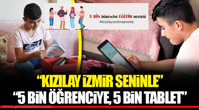 "KIZILAY İZMİR SENİNLE"