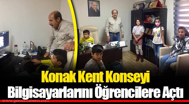 Konak Kent Konseyi Bilgisayarlarını Öğrencilere Açtı