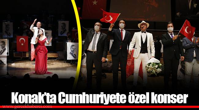 Konak’ta Cumhuriyete özel konser