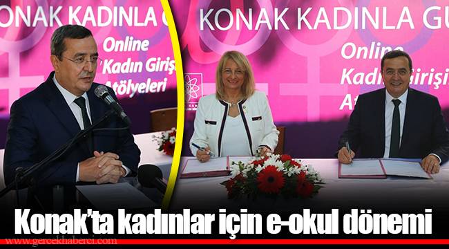 Konak’ta kadınlar için e-okul dönemi