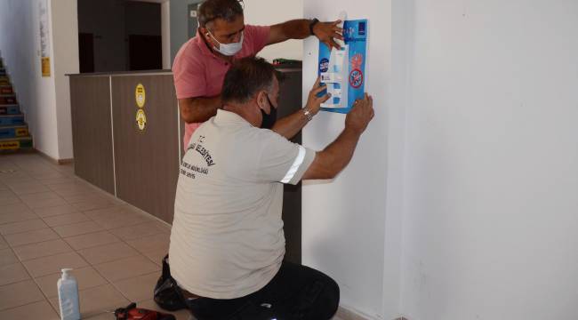 KUŞADASI’NIN OKULLARI KORONAVİRÜSE KARŞI ARTIK DAHA GÜVENDE