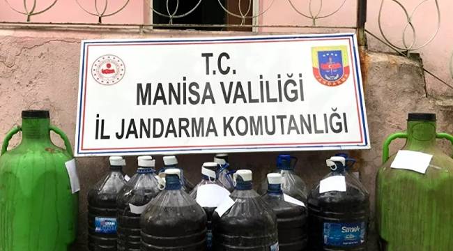 Manisa&#039;da yaklaşık 20 ton sahte içki ele geçirildi