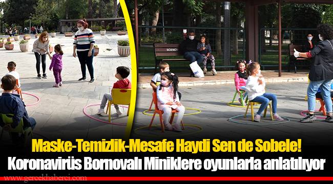 Maske-Temizlik-Mesafe Haydi Sen de Sobele!