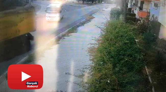 Minibüs şoförünün dikkati faciayı önledi