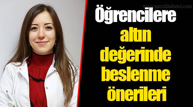 Öğrencilere altın değerinde beslenme önerileri