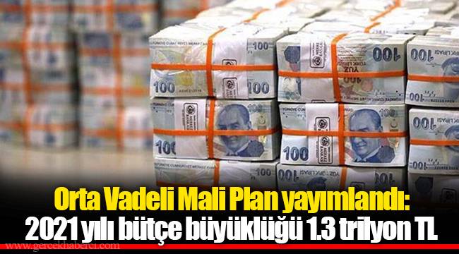 Orta Vadeli Mali Plan yayımlandı: 2021 yılı bütçe büyüklüğü 1.3 trilyon TL