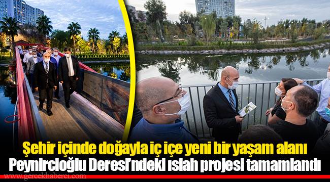Şehir içinde doğayla iç içe yeni bir yaşam alanı