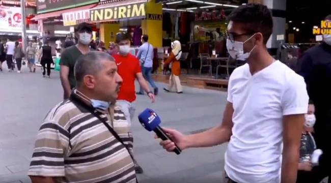 Sokak röportajında iktidarı eleştirdi, akşamında evi basılarak gözaltına alındı!