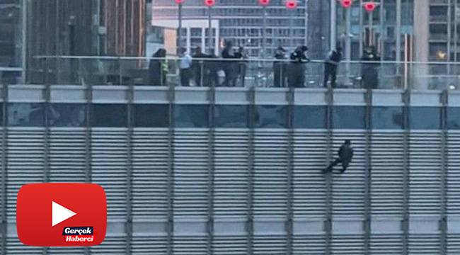 Trump ile görüşmek isteyen adam kendisini Trump Tower'dan sarkıttı