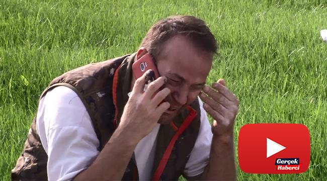 Yanan ekmek teknesini gözyaşları içerisinde izledi