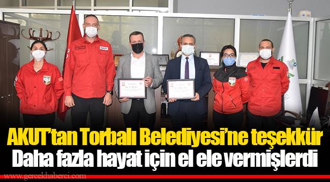 AKUT’tan Torbalı Belediyesi’ne teşekkür